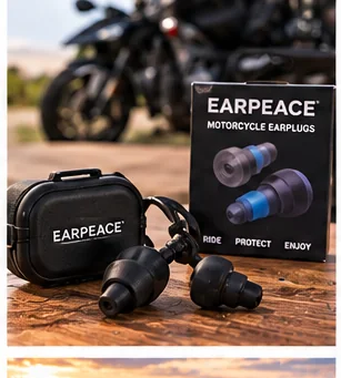 Best Motorcycle Earplugs for Wind Noise: Filtered Plugs vs Foam editorial motorcycle helmet gear image
